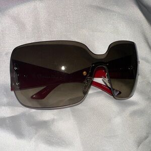 Dior Black and Red Sunglasses